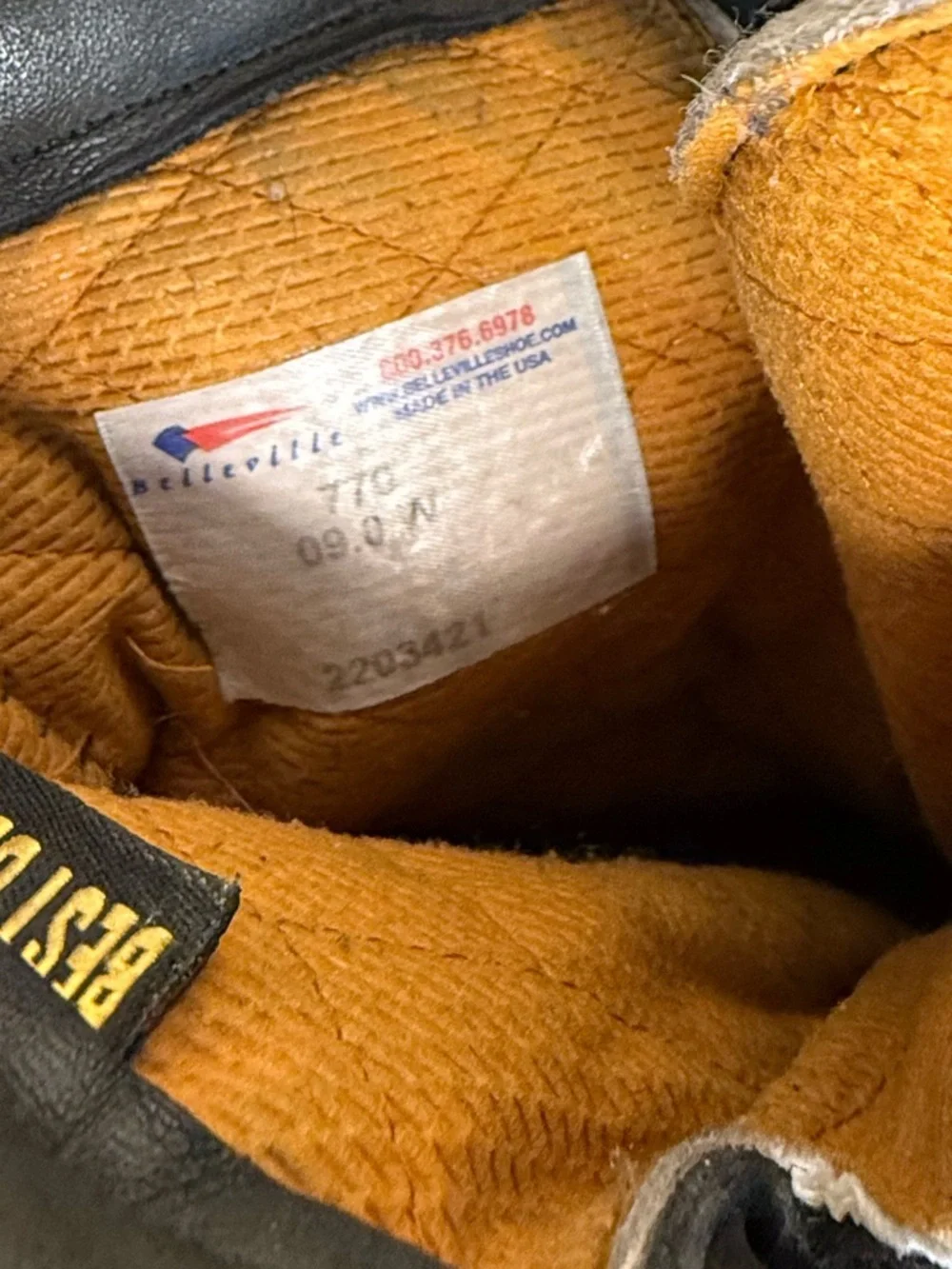 Belleville worn only